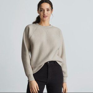 Everlane ReNew Fleece Sweatshirt in Oat
